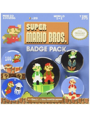 Chapas Super Mario Bros