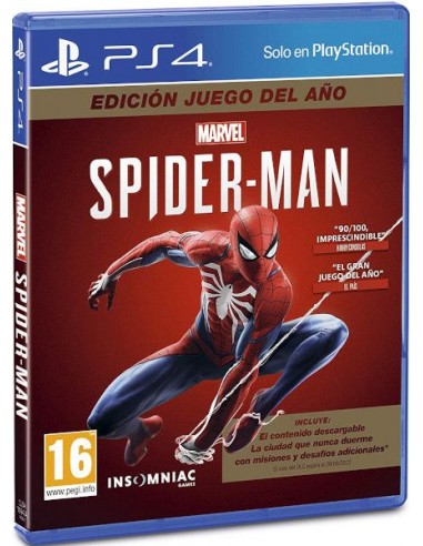Marvel's Spider-Man Edición Juego Año (PS4) | Videojuegos de PS4