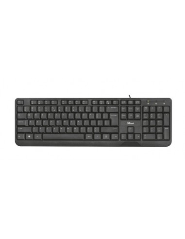 Teclado Trust Ziva Multimedia Keyboard