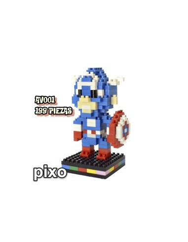 Figura PIXO Marvel Capitán América