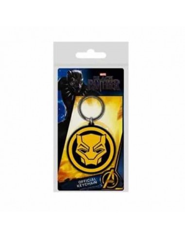 Llavero Caucho Marvel  Black Panther