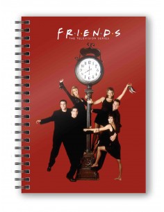 Cuaderno Friends Rojo