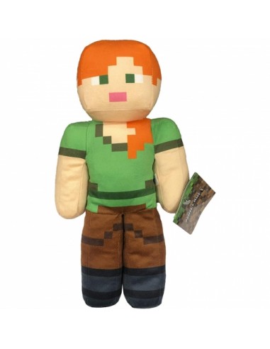Peluche Minecraft  Alex 30cm