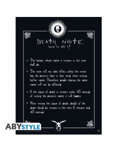 Póster Death Note Reglas...