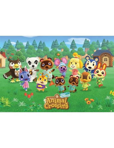 Póster Animal Crossing 61 x 91.5 cm