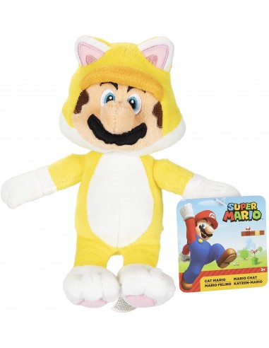 Peluche Super Mario Mario Cat 19cm