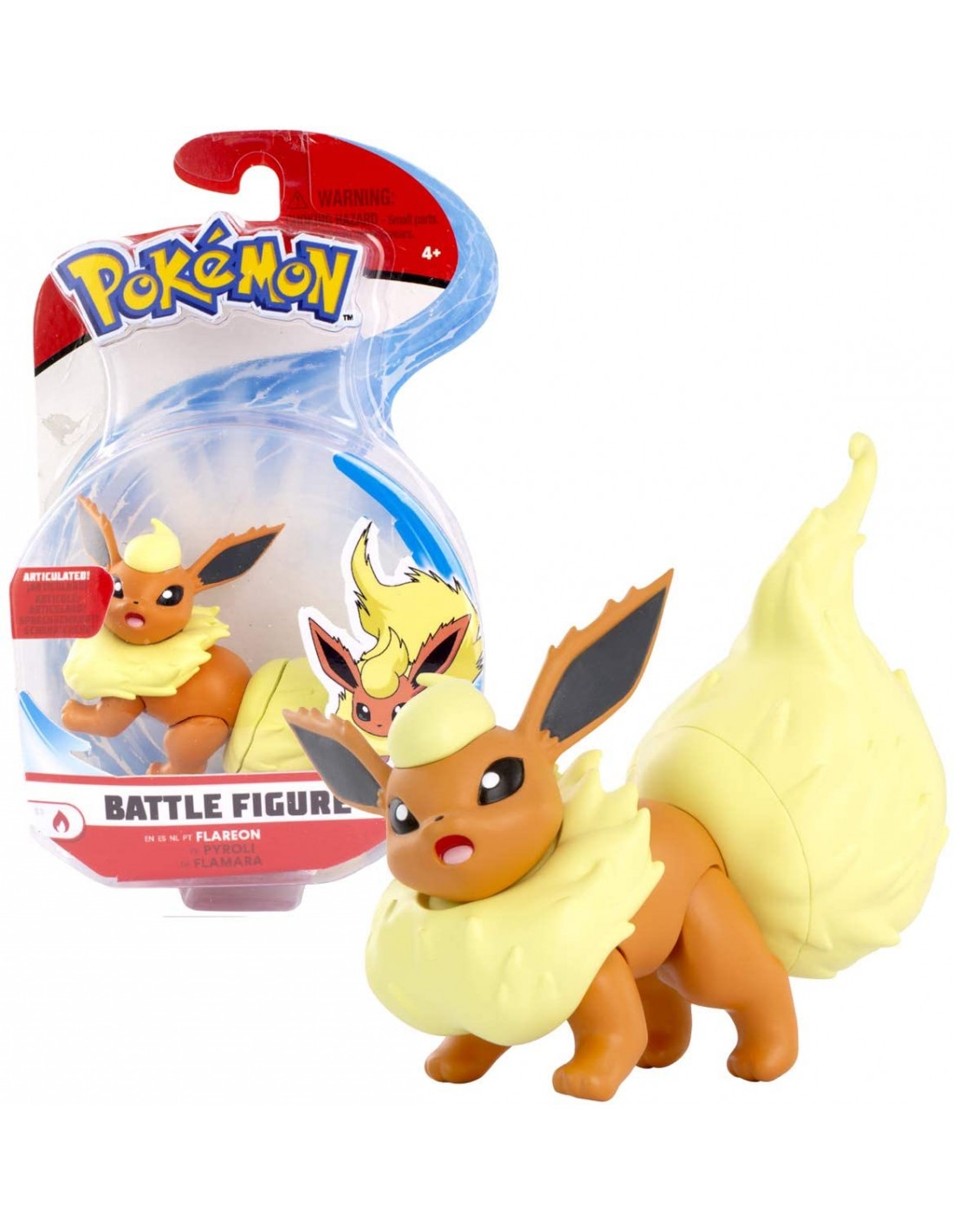 Figura Pokémon Center Gallery: Flareon (Flare Flash) – Nuova In Scatola, Statuetta Da Collezione