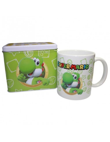 Super Mario Bros Set Taza + Hucha...