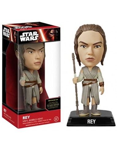Figura Star Wars Rey 15cm Wacky Wobbler