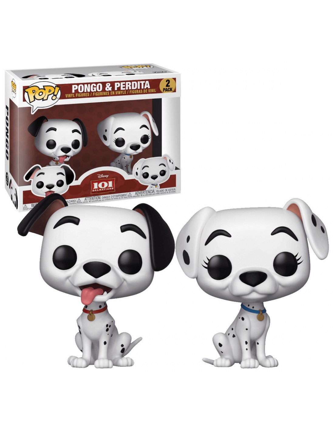 Funko Pop Disney 101 Dalmatians 2 Pack Pongo & Perdita