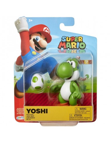 Figura Super Mario Yoshi con Huevo 12cm