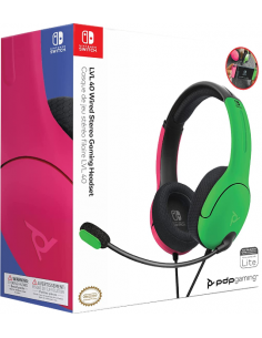 Headset Rosa/rojo LVL 40... 2