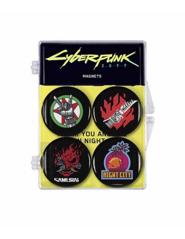 Set 4 Imanes Cyberpunk 2077