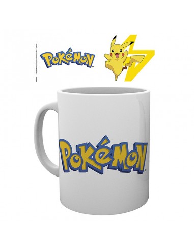 Taza Pokémon Logo & Pikachu GB Eye