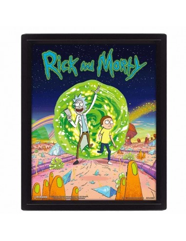 Cuadro 3D Lenticular Rick and Morty...