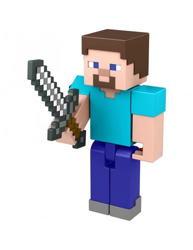 Figura Minecraft Steve 8cm Mattel
