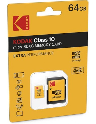 Micro SD 64GB Kodak Class 10 SDHC