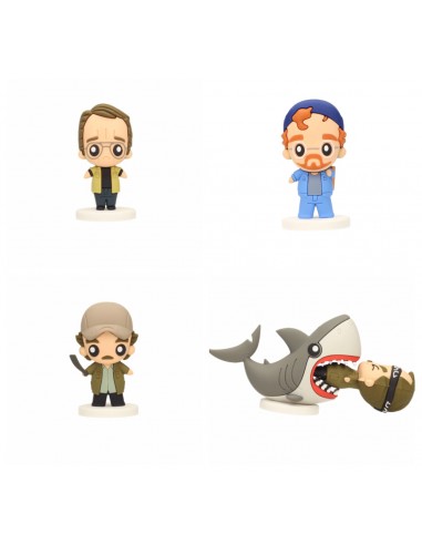 Set 4 Figura Tiburón Brady, Hooper,...
