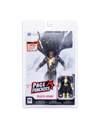 Figura Black Adam + Comic Endgless DC...