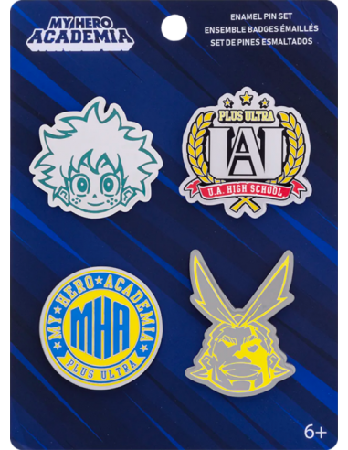 Pack-4 Pin Set My Hero Academia - UA...