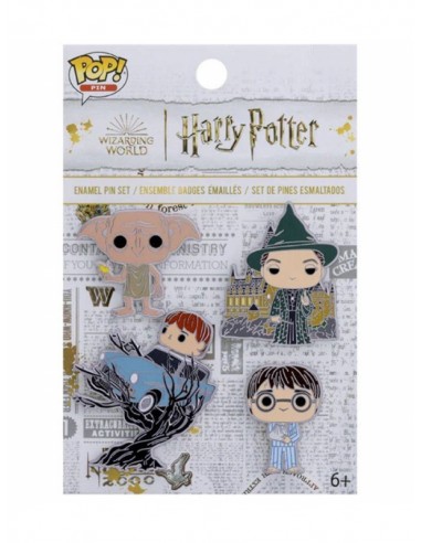 Pack-4 Pin Set Harry Potter Chamber...