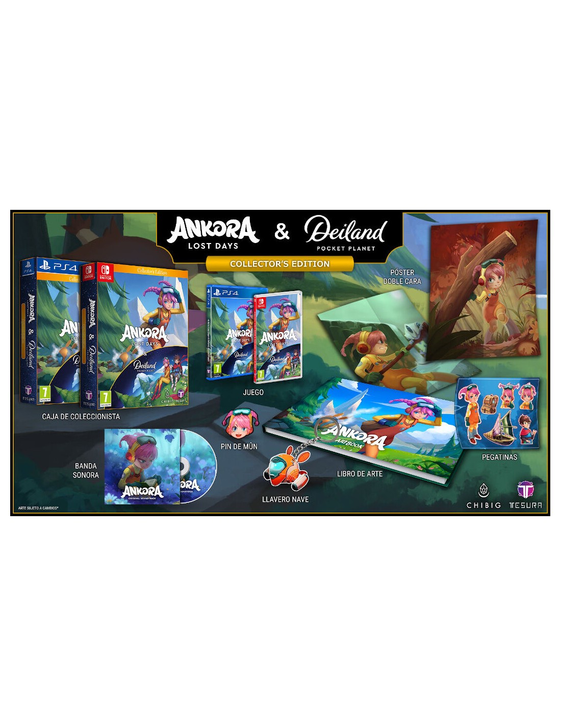 Ankora Lost Days & Deiland Pocket Planet - Collector's Edition - Nintendo Switch - Neuf Sous Blister