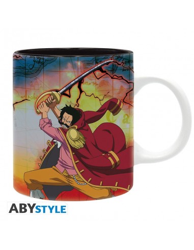 Taza One Piece Roger vs Shirohige...