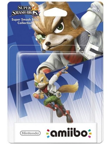 Figura Amiibo Fox (Serie Super Smash...