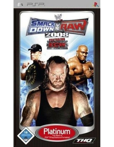 WWE Smackdown Vs Raw 2008 (Platinum)...