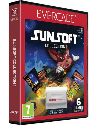 Cartucho Evercade Sunsoft Collection 1