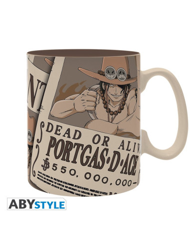 Taza One Piece Wanted Ace Abystyle