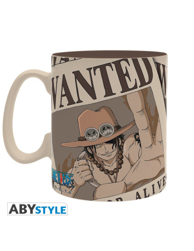 ONE PIECE - Tshirt - ACE - Uomo - Nero L Nero
