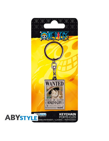 Llavero One Piece Wanted Luffy Abystyle