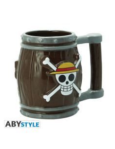 Taza 3D One Piece Barril...