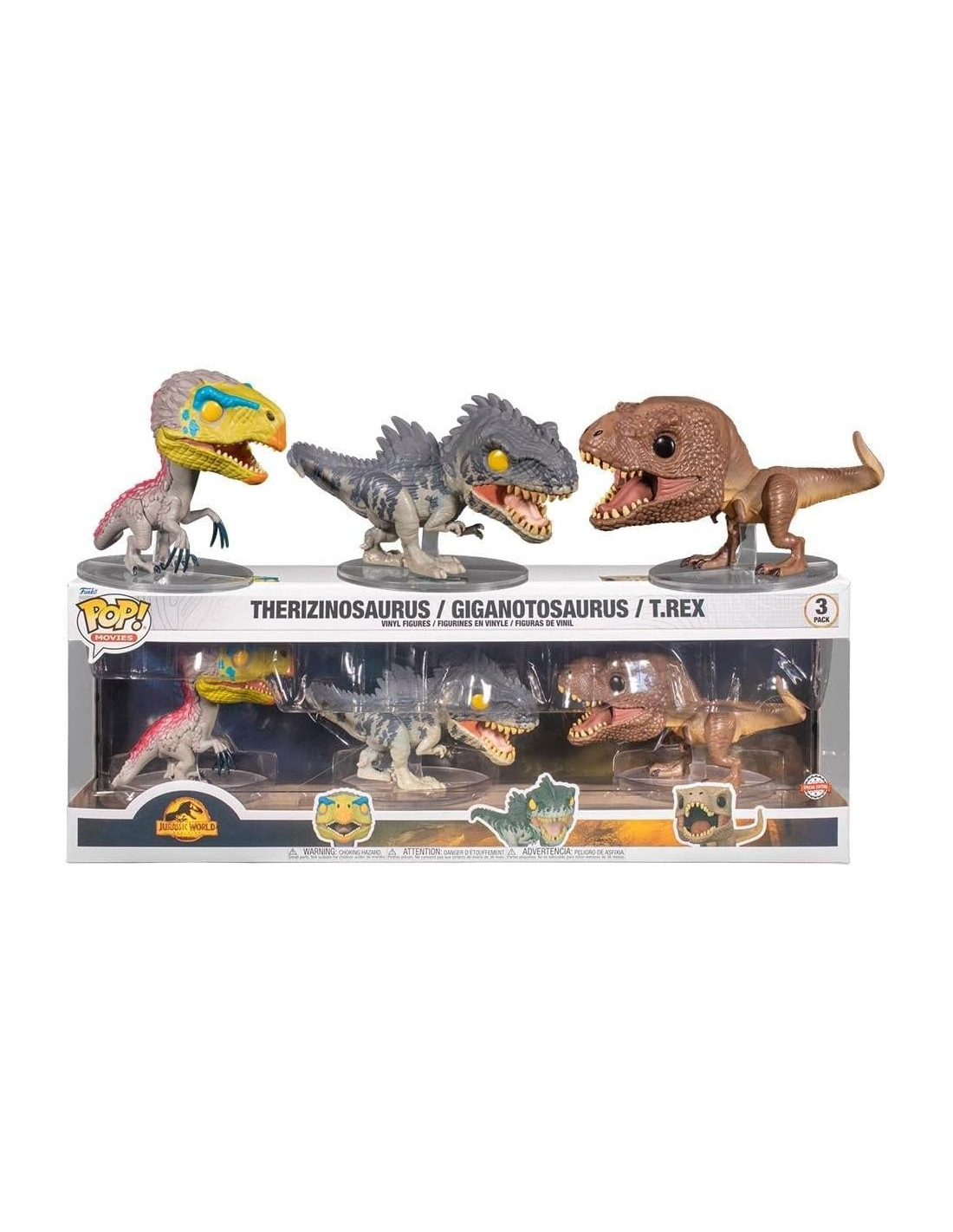 Funko POP! Jumbo Jurassic World 3 – T.Rex (Esclusiva) #62228 - Figura In Vinile 25,4 Cm