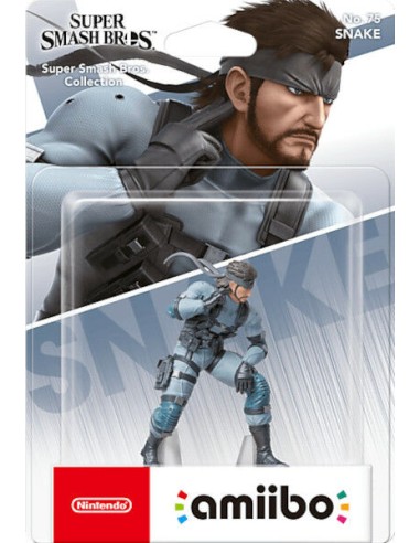 Figura Amiibo Solid Snake (Serie...