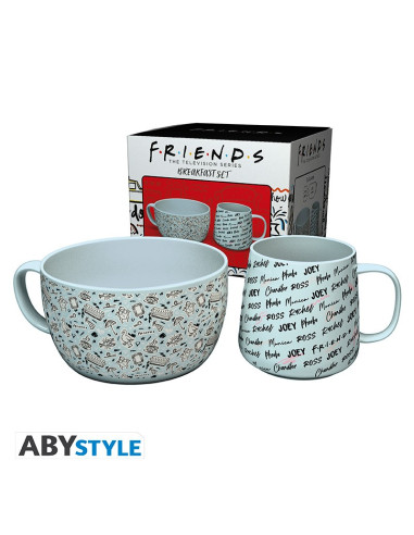 Set Desayuno Friends Taza + Cuenco...