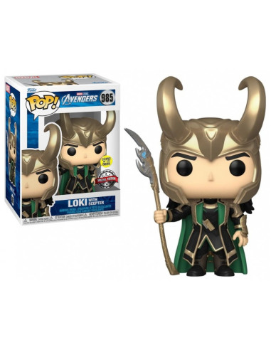 FUNKO POP! Marvel Avengers: Loki with...