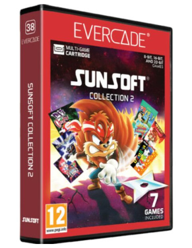 Cartucho Evercade Sunsoft Collection 2
