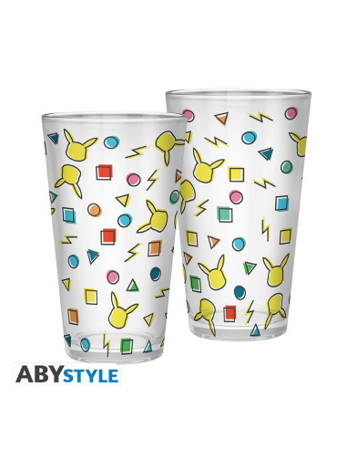 Vaso Pokémon Patrón Pikachu  400ml...