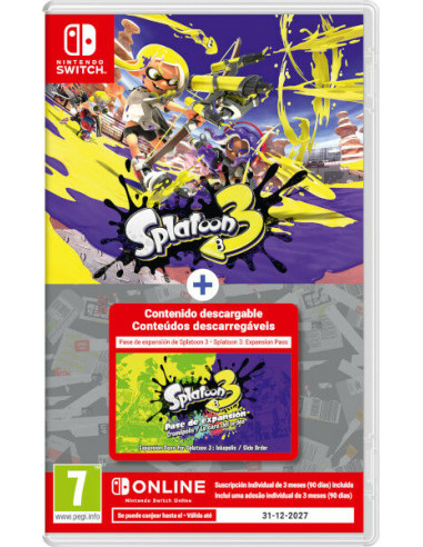 Splatoon 3 + Expansion Pass + 3 Meses...
