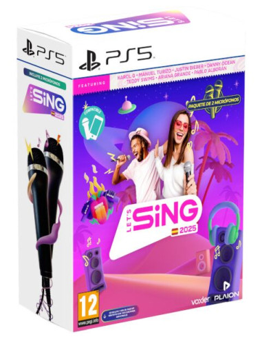 Let's Sing 2025 + 2 Microfonos (PS5)