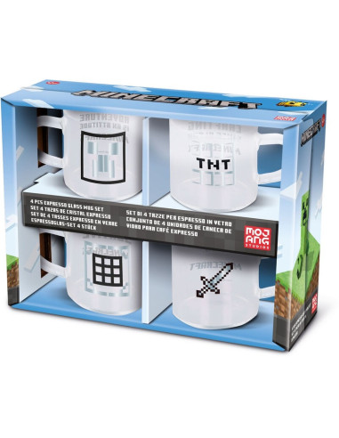 Set 4 Tazas Cristal Expresso...