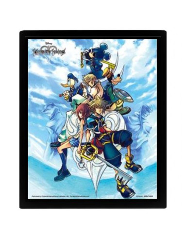 Cuadro 3D Lenticular Kingdom Hearts...