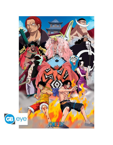 Póster One Piece Marine Ford GB Eye