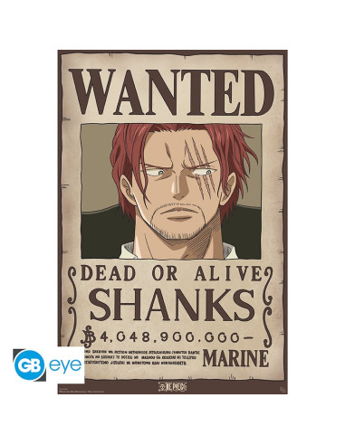 Póster One Piece Wanted Shanks GB Eye