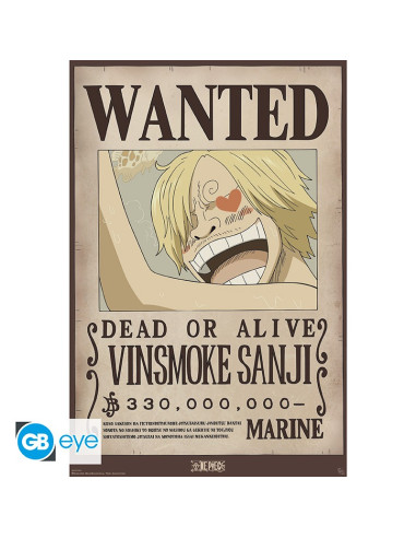 Póster One Piece Wanted Sanji GB Eye