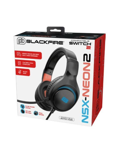 Headset Wired NSX-Neon Blackfire...