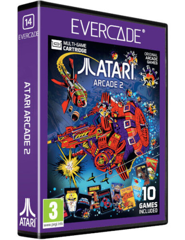 Cartucho Evercade Atari Arcade 2