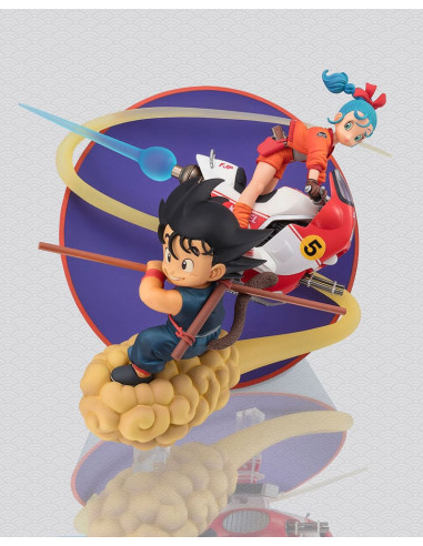 Figura Dragon Ball Goku & Bulma 18cm...